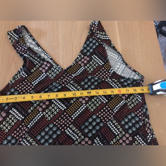 Joyspun|Boho floral patchwork style midi dress w pockets, sleeveless & drapey•XL - Picture 10 of 10